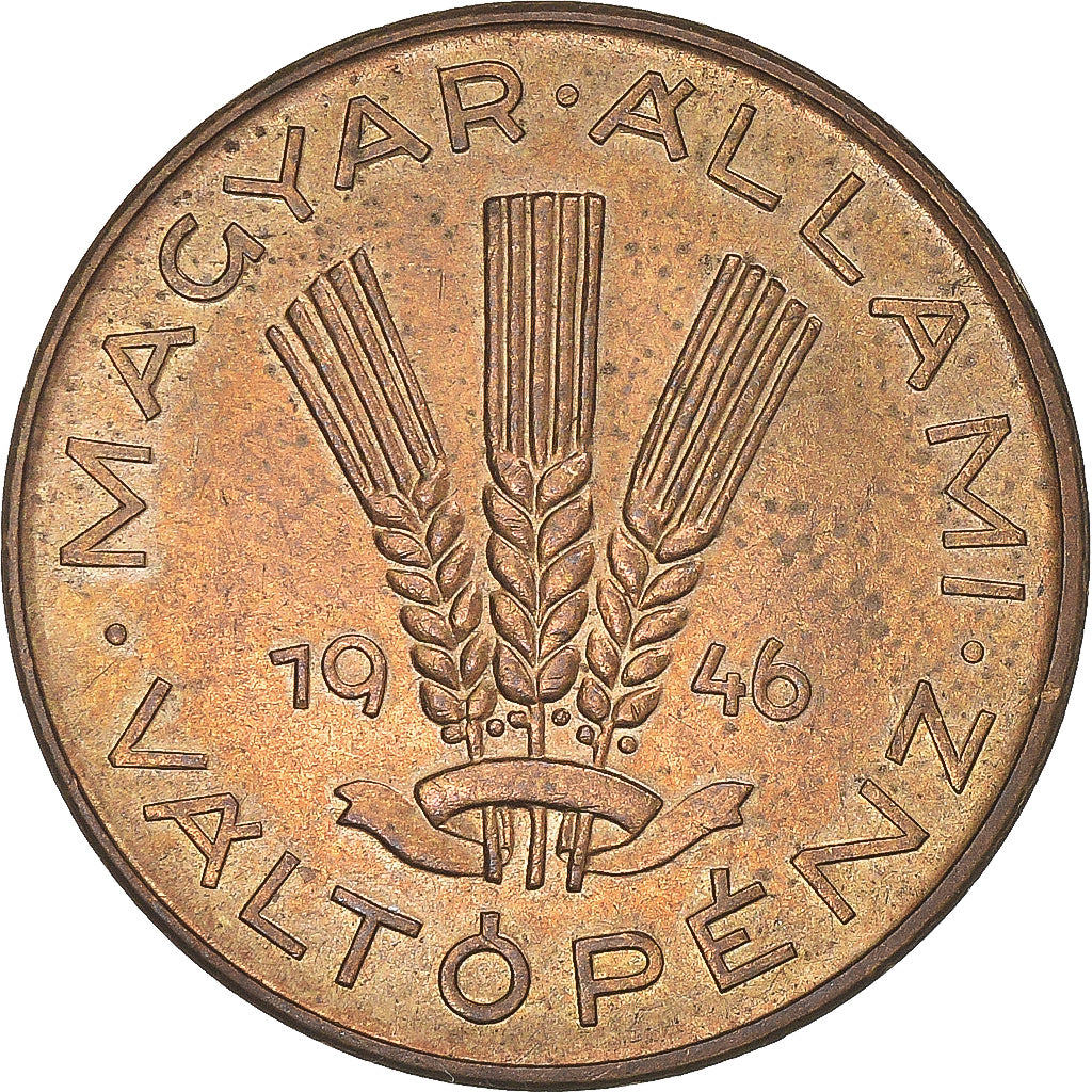 Monnaie, Hongrie, 20 Fillér, 1946, Budapest, TTB+, Bronze-Aluminium, KM:531