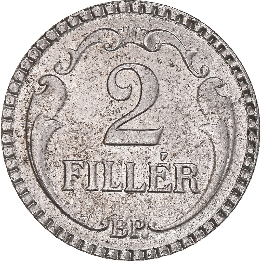 Monnaie, Hongrie, 2 Filler, 1940, Budapest, TTB, Acier, KM:518.1