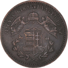 Monnaie, Hongrie, Franz Joseph I, Krajczar, 1868, Kremnitz, TTB, Cuivre