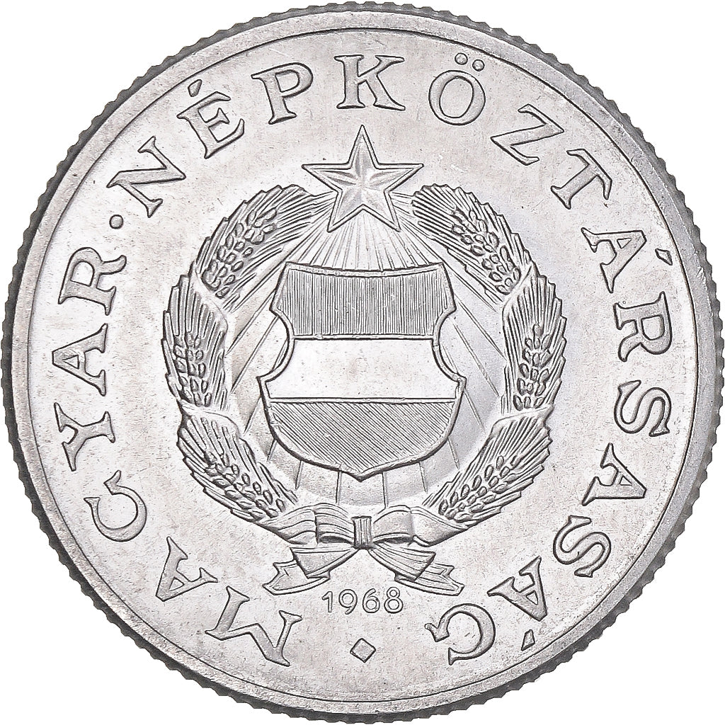 Munten, Hongarije, Forint, 1968, ZF+, Aluminium, KM:575