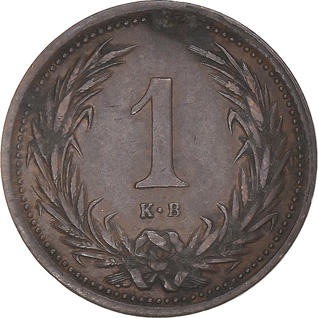 Moeda, Hungria, Franz Joseph I, Filler, 1896, Kormoczbanya, EF(40-45), Bronze