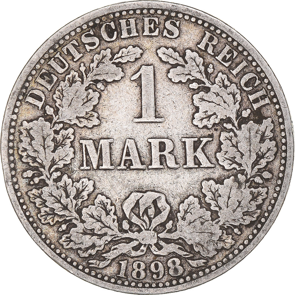 Coin, GERMANY - EMPIRE, Wilhelm II, Mark, 1898, Berlin, VF(20-25), Silver, KM:14