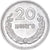 Moeda, Mongólia, 20 Mongo, 1959, AU(50-53), Alumínio, KM:26