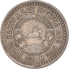 Coin, Mongolia, 15 Mongo, 1945, EF(40-45), Copper-nickel, KM:19