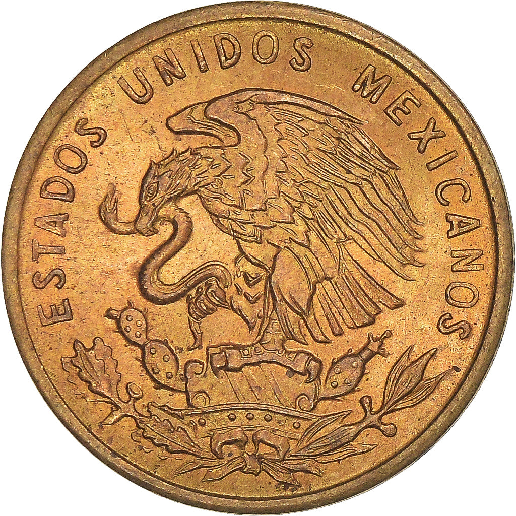 Coin, Mexico, Centavo, 1950, Mexico City, VF(30-35), Brass, KM:417