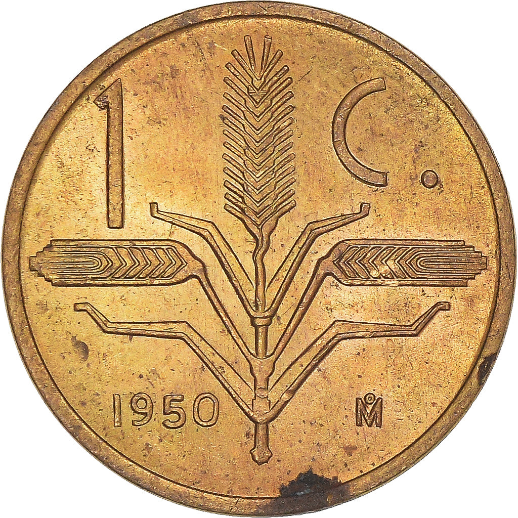 Coin, Mexico, Centavo, 1950, Mexico City, VF(30-35), Brass, KM:417