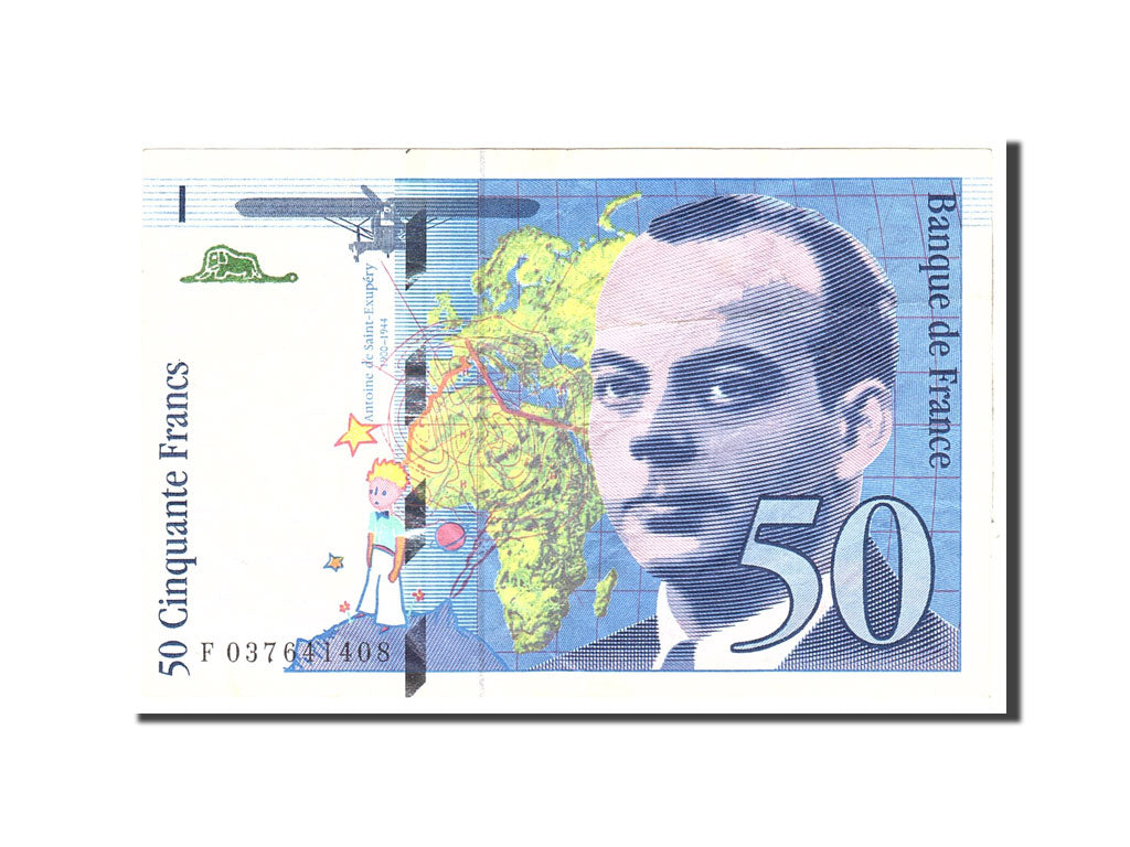 France, 50 Francs, 1997, KM:157Aa, Undated, EF(40-45), Fayette:73.4