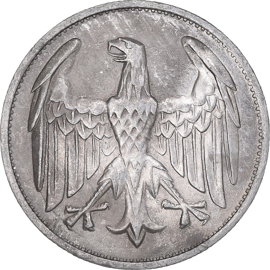 Coin, GERMANY, WEIMAR REPUBLIC, 3 Mark, 1922, Berlin, EF(40-45), Aluminum, KM:29