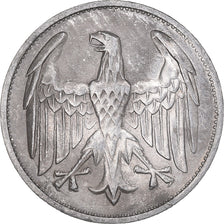 Coin, GERMANY, WEIMAR REPUBLIC, 3 Mark, 1922, Berlin, EF(40-45), Aluminum, KM:29