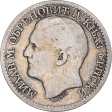 Coin, Serbia, 50 Para, 1879, Milan Obrenovich IV., VF(30-35), Silver, KM:9