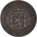 Coin, Luxembourg, William III, 2-1/2 Centimes, 1854, Utrecht, EF(40-45), Bronze