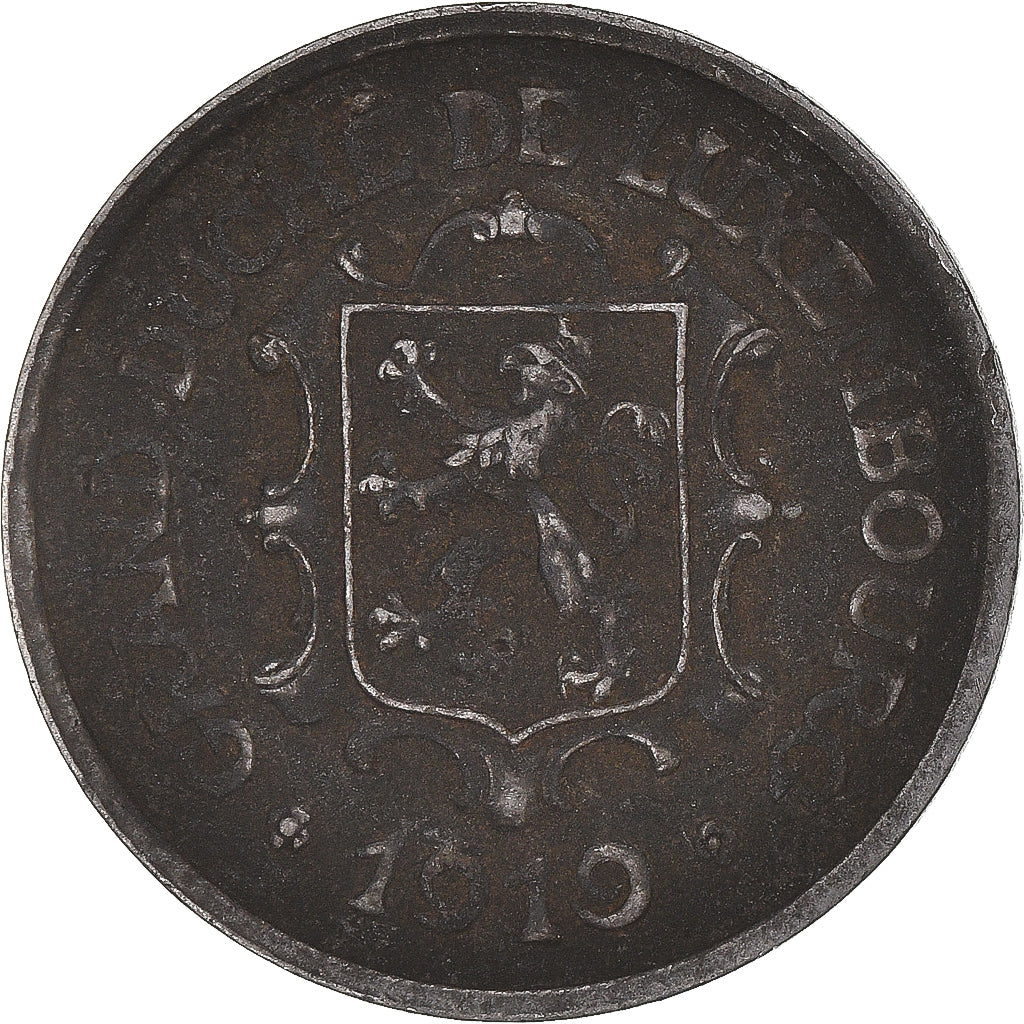 Monnaie, Luxembourg, Charlotte, 25 Centimes, 1919, TB, Iron, KM:32