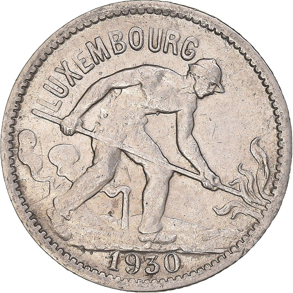 Monnaie, Luxembourg, Charlotte, 50 Centimes, 1930, TTB+, Nickel, KM:43