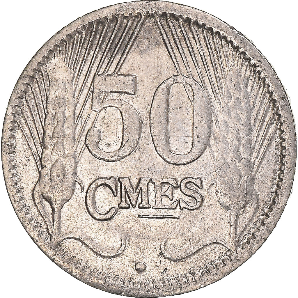 Monnaie, Luxembourg, Charlotte, 50 Centimes, 1930, TTB+, Nickel, KM:43