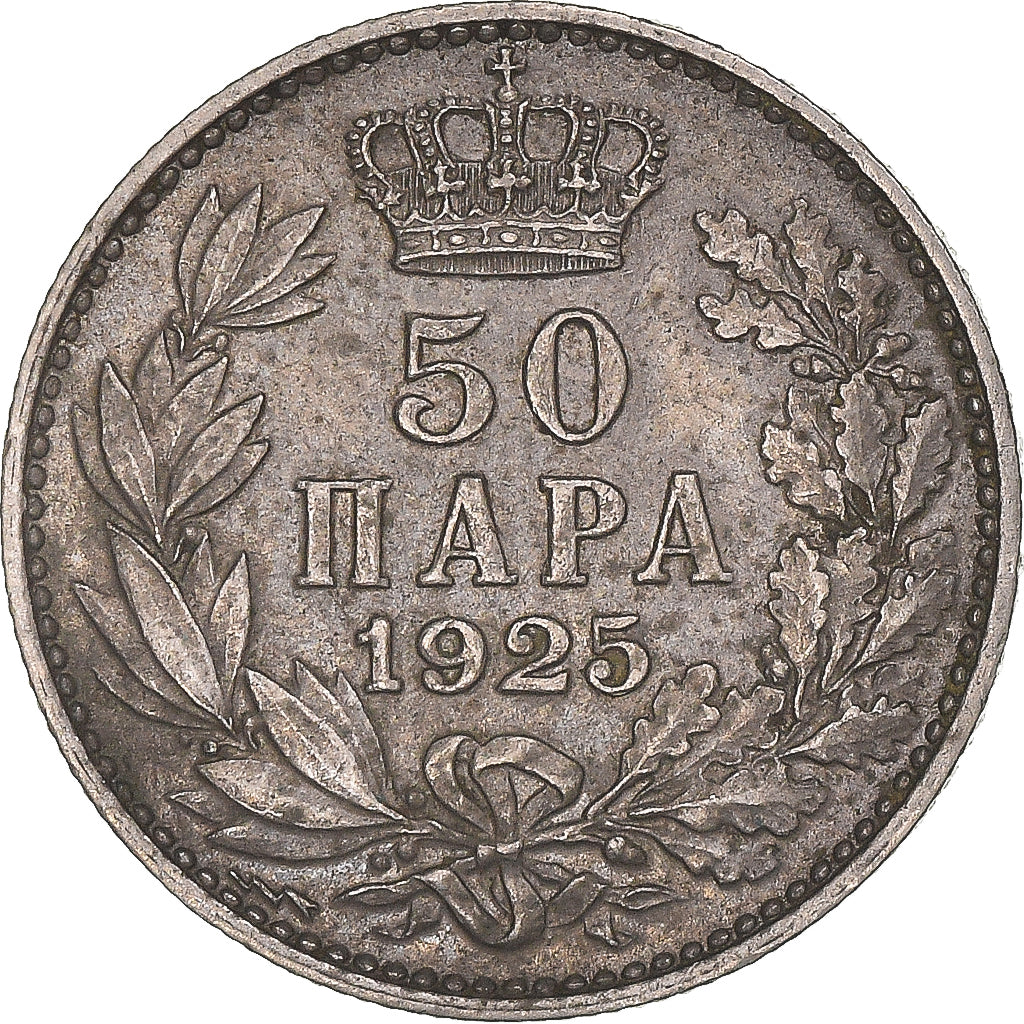 Monnaie, Yougoslavie, Alexander I, 50 Para, 1925, Poissy, TTB, Nickel-Bronze