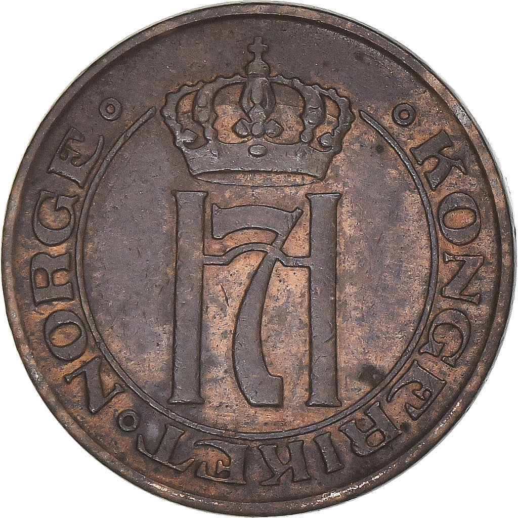 Monnaie, Norvège, Haakon VII, Ore, 1915, TTB, Bronze, KM:367