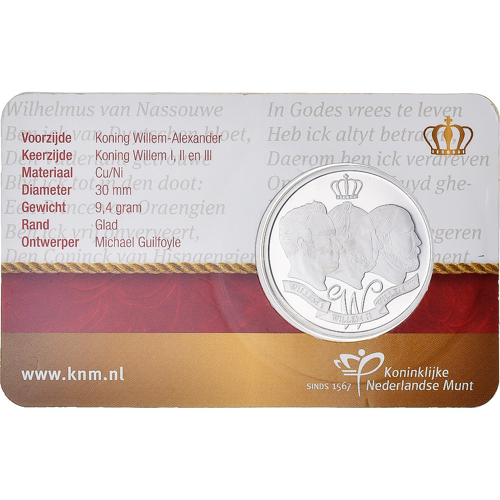 Nederland, Medaille, 2013, Willems Penning.BE, FDC, Cupro-nikkel