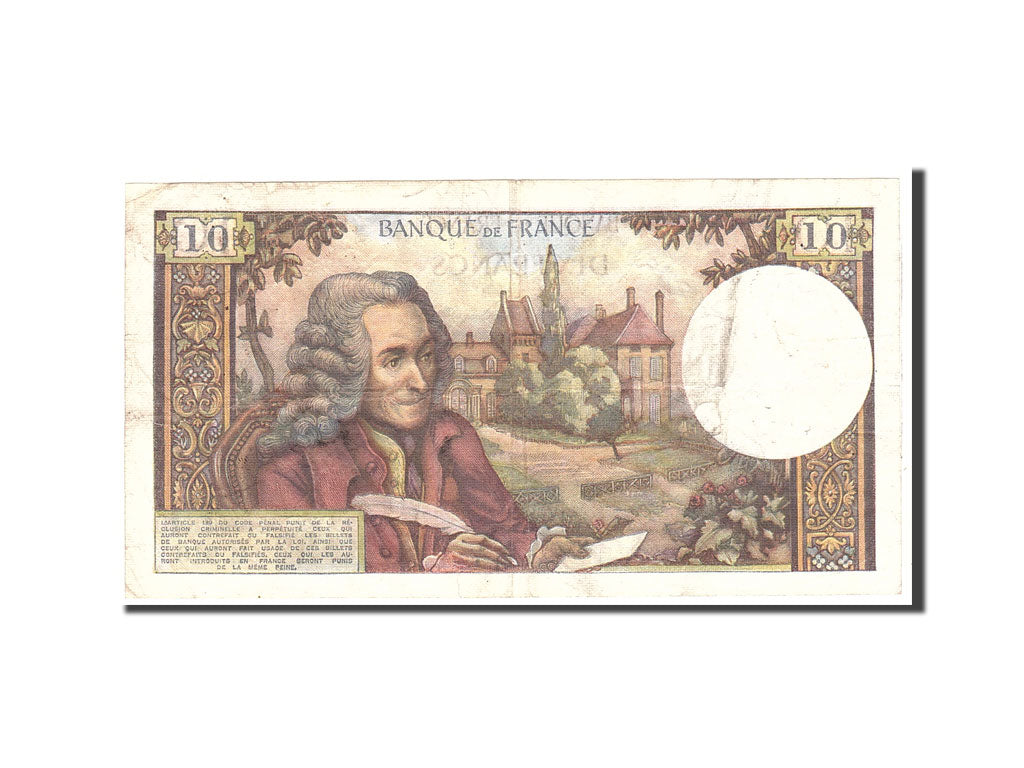 Francia, 10 Francs, 1973, KM:147d, 1973-08-02, MB+, Fayette:62.63