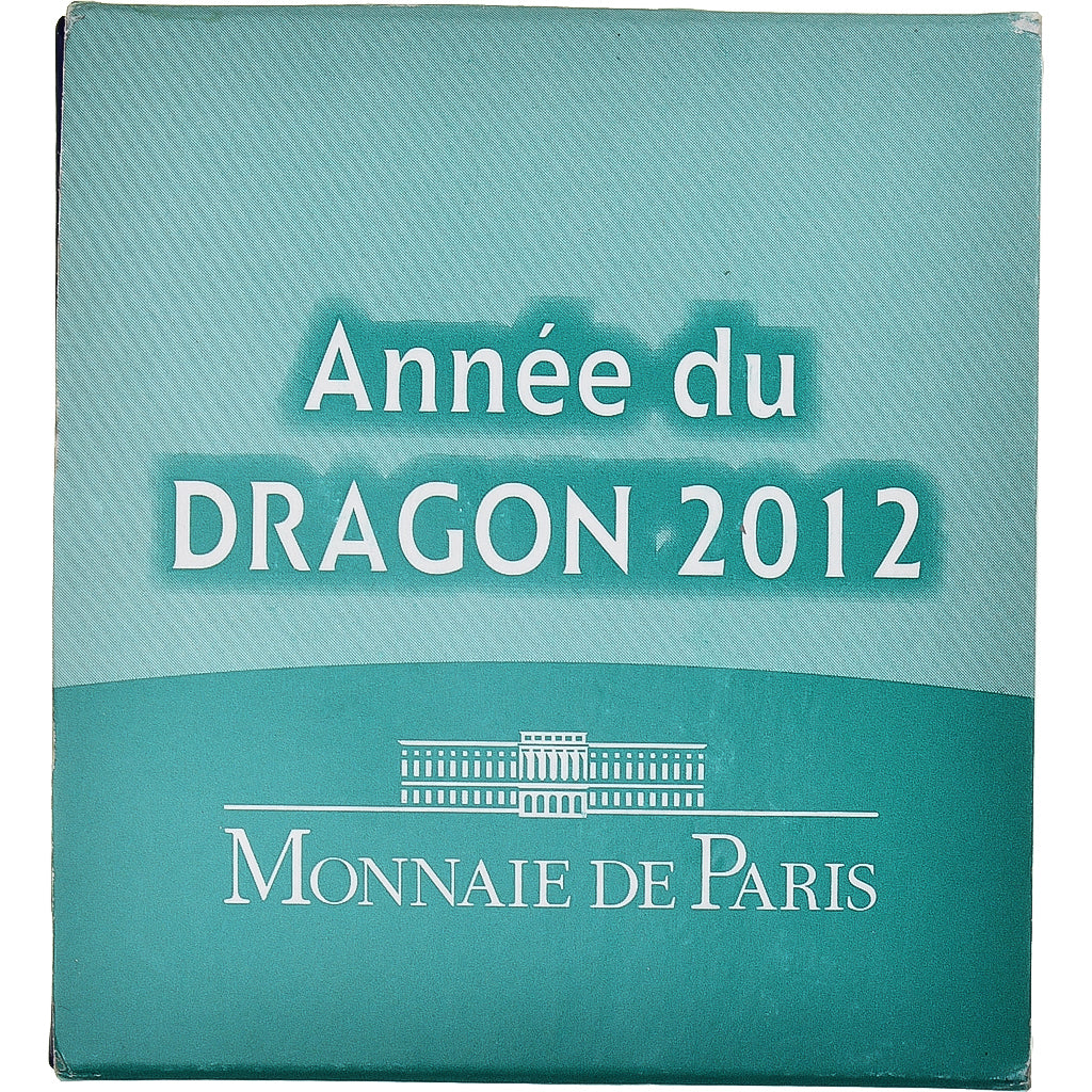 França, Monnaie de Paris, 10 Euro, Year of the Dragon, 2012, Paris, BE
