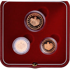 Monaco, Coffret, 2005, 1 + 2 + 5 CENTIMES BE, FDC