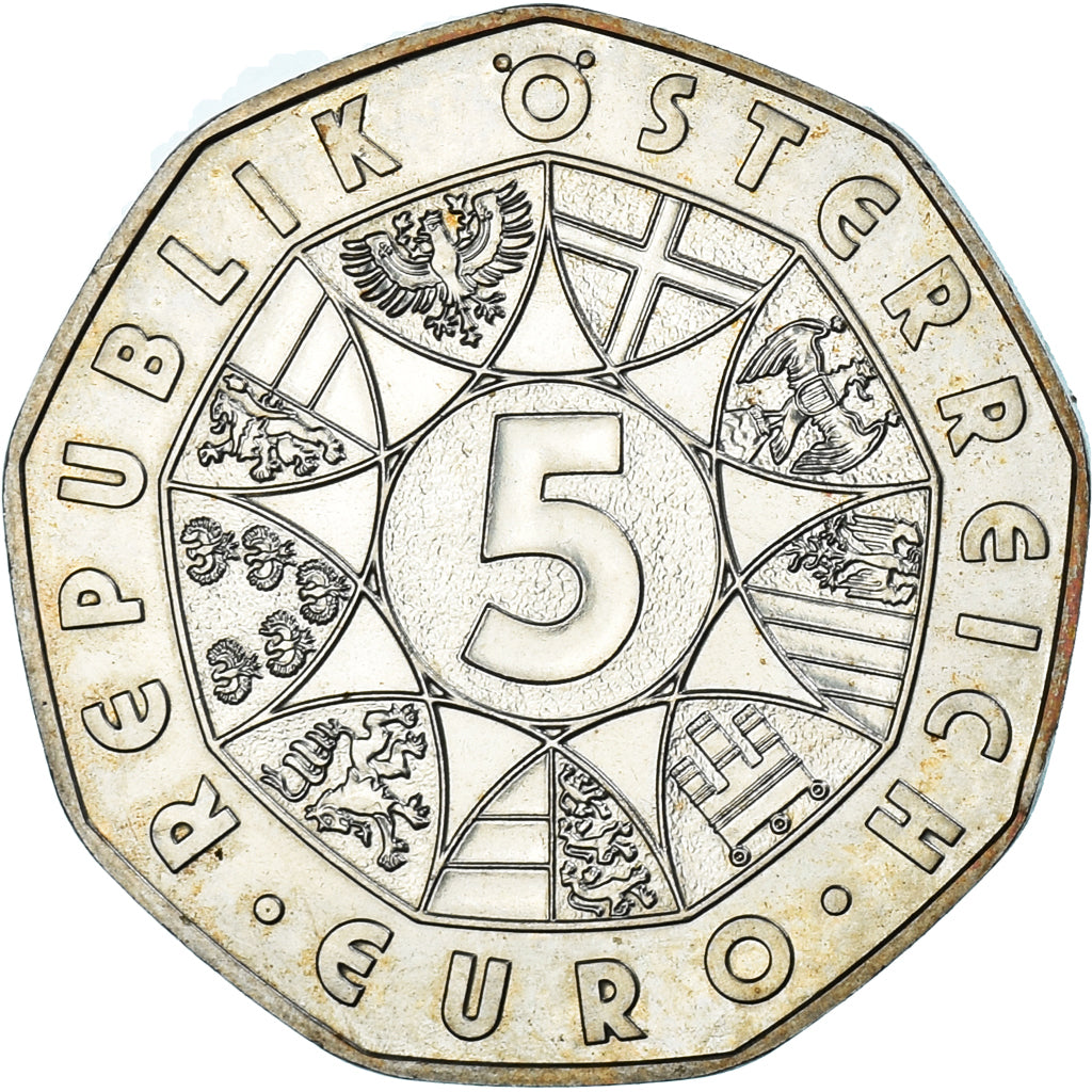 Austria, 5 Euro, 2007, Vienna, Universal Male Suffrage Centennial, AU(55-58)