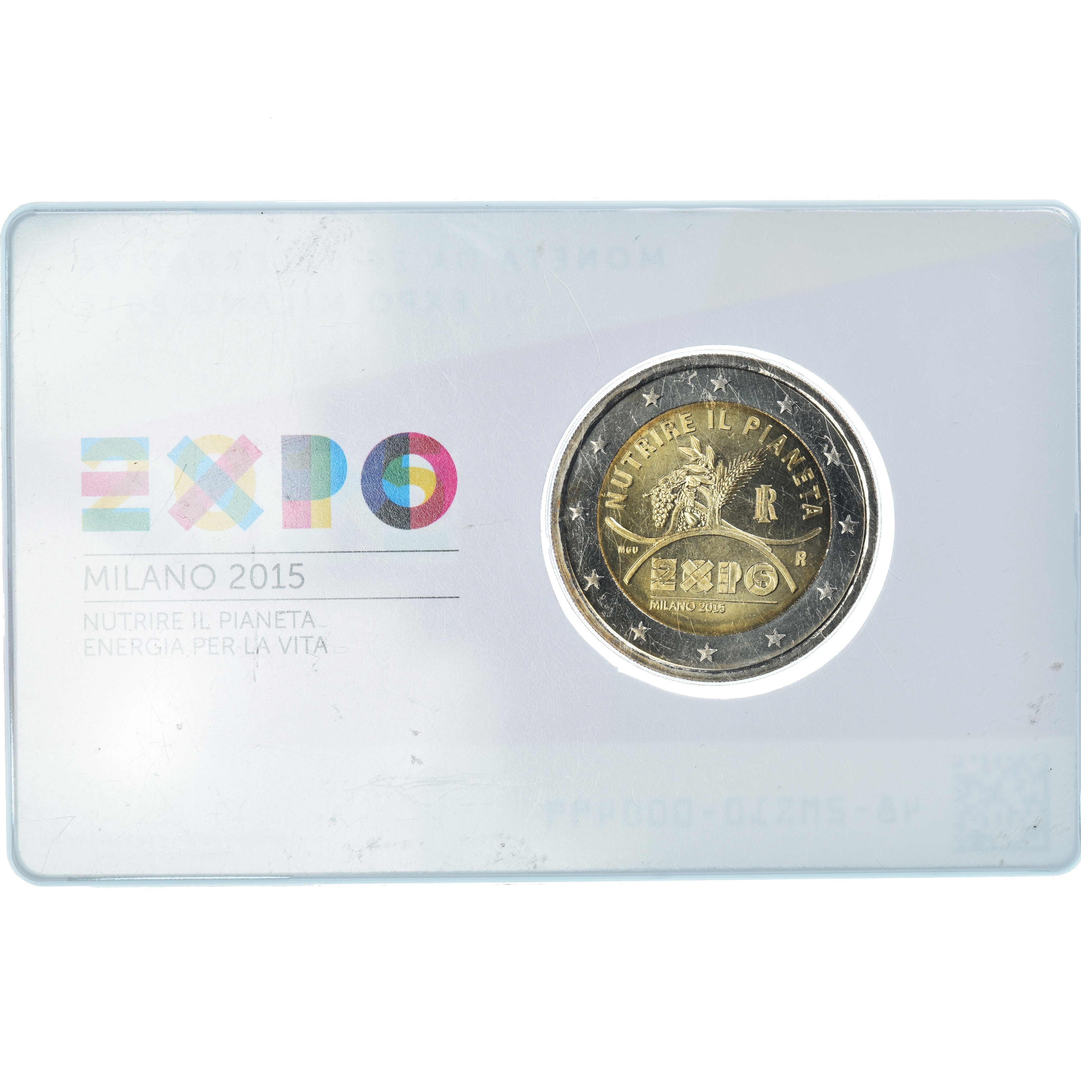 Itália, 2 Euro, Expo Milan, 2015, Rome, MS(65-70), Bimetálico