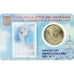 VATICAN CITY, 50 Euro Cent, 2011, Rome, Stamp and coin card, MS(65-70), Brass
