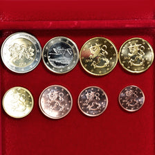 Finlande, Euro-Set, 2018, Série de 8 pièces Euro., SPL