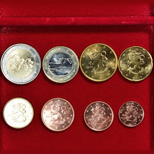 Finlande, Euro-Set, 2015, Série de 8 pièces Euro., SPL