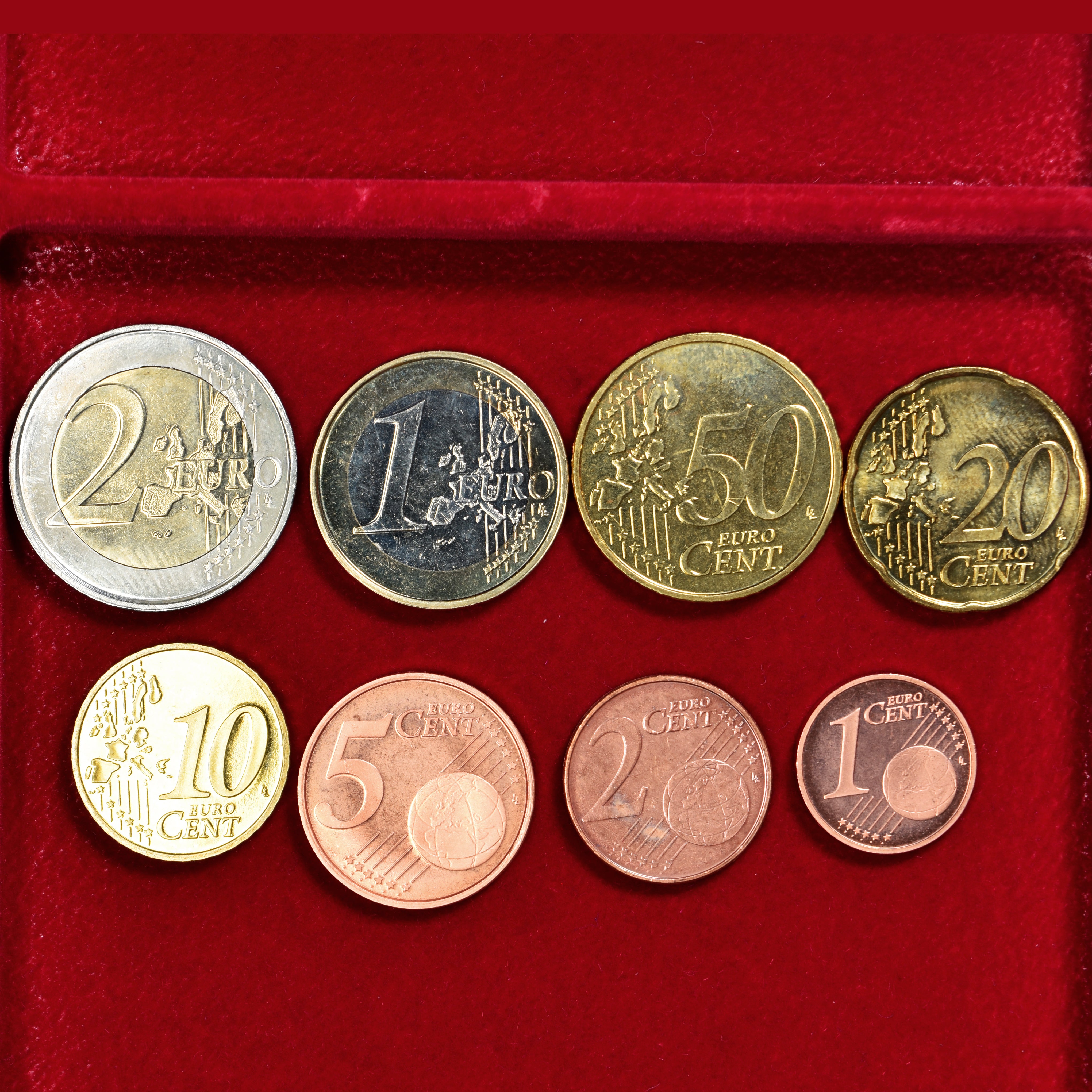 Bélgica, Euro-Set, 2000, Série de 8 pièces Euro., MS(63), N/D