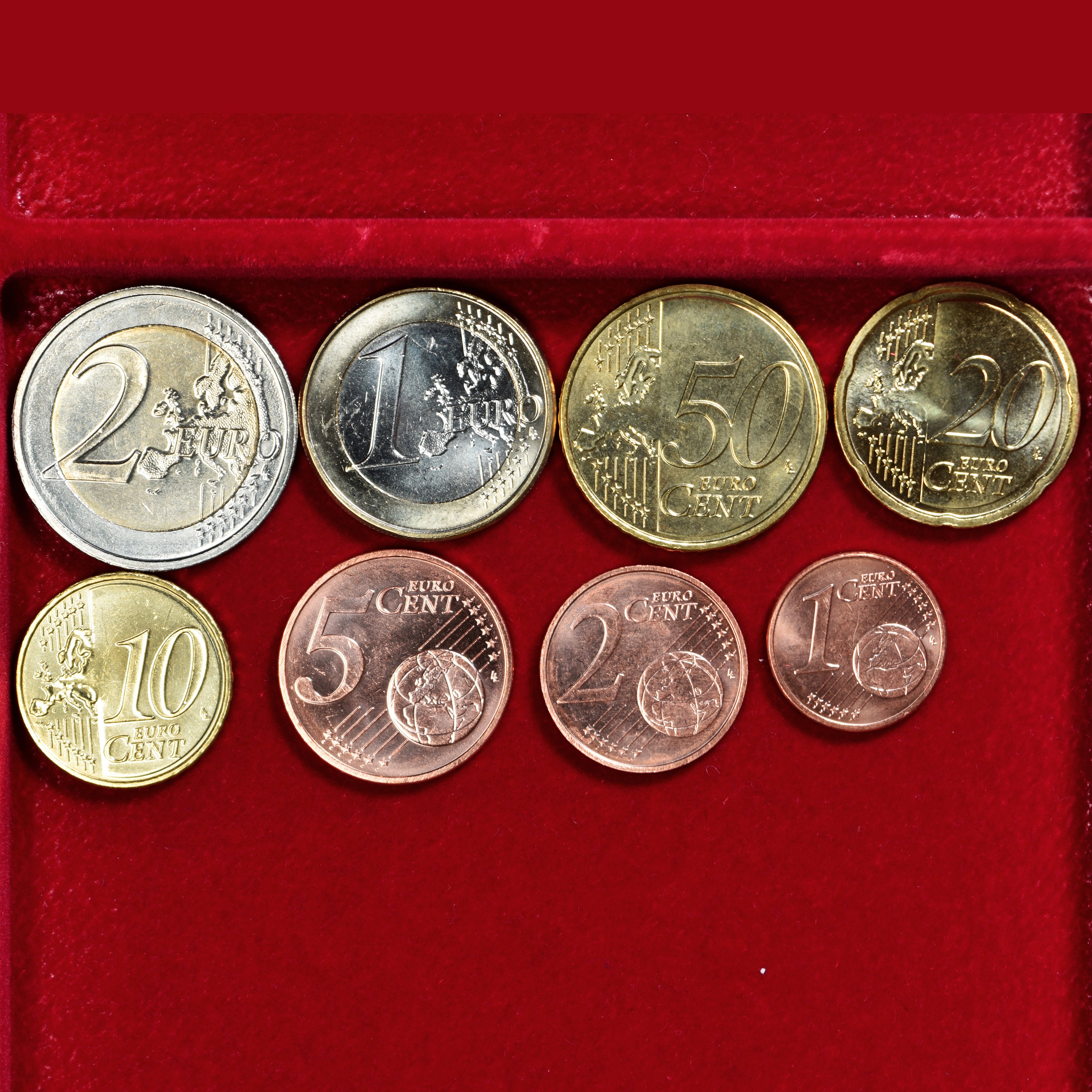 Lussemburgo, Euro-Set, 2011, Série de 8 pièces Euro., SPL, N.C.