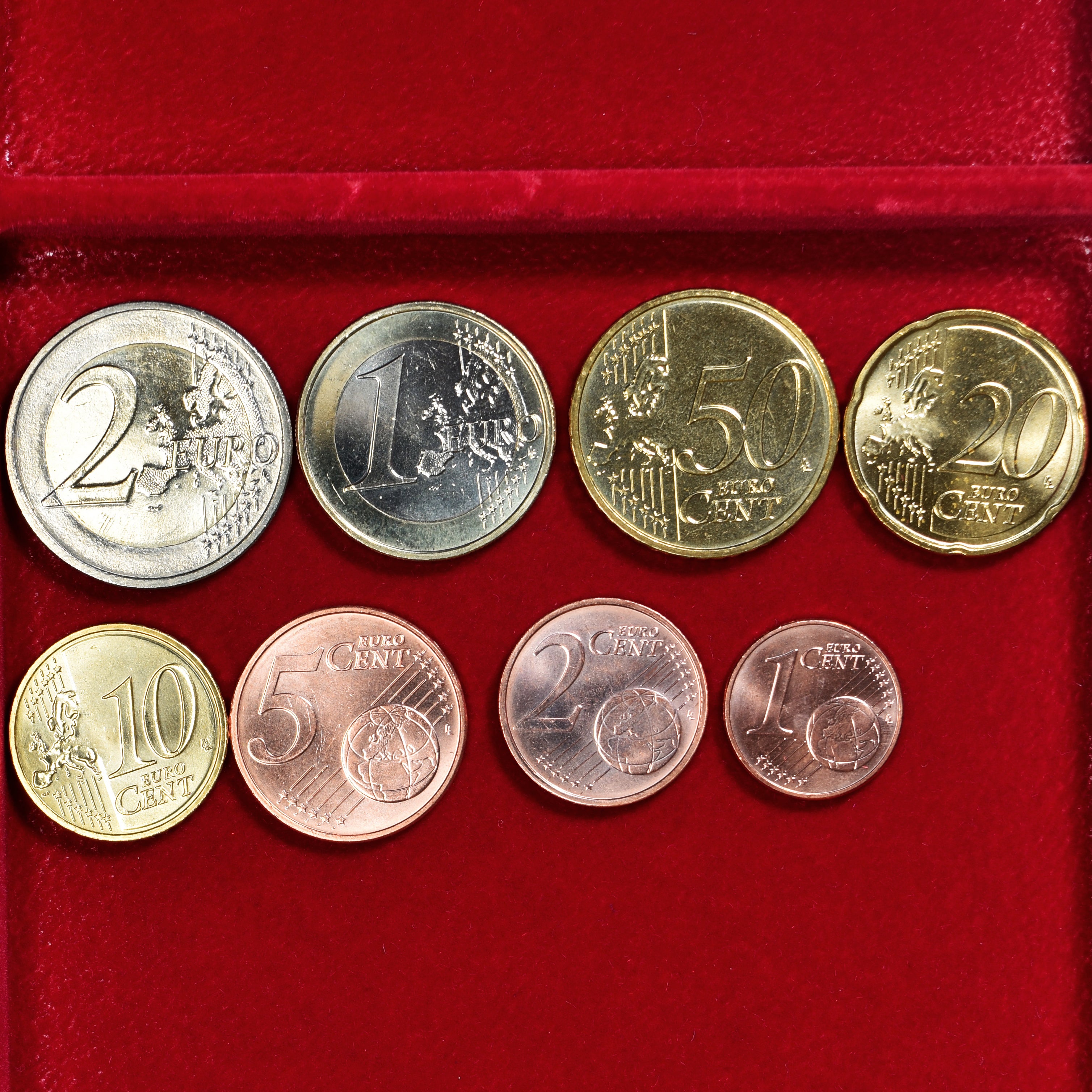 Luxemburg, Euro-Set, 2017, Série de 8 pièces Euro., UNZ