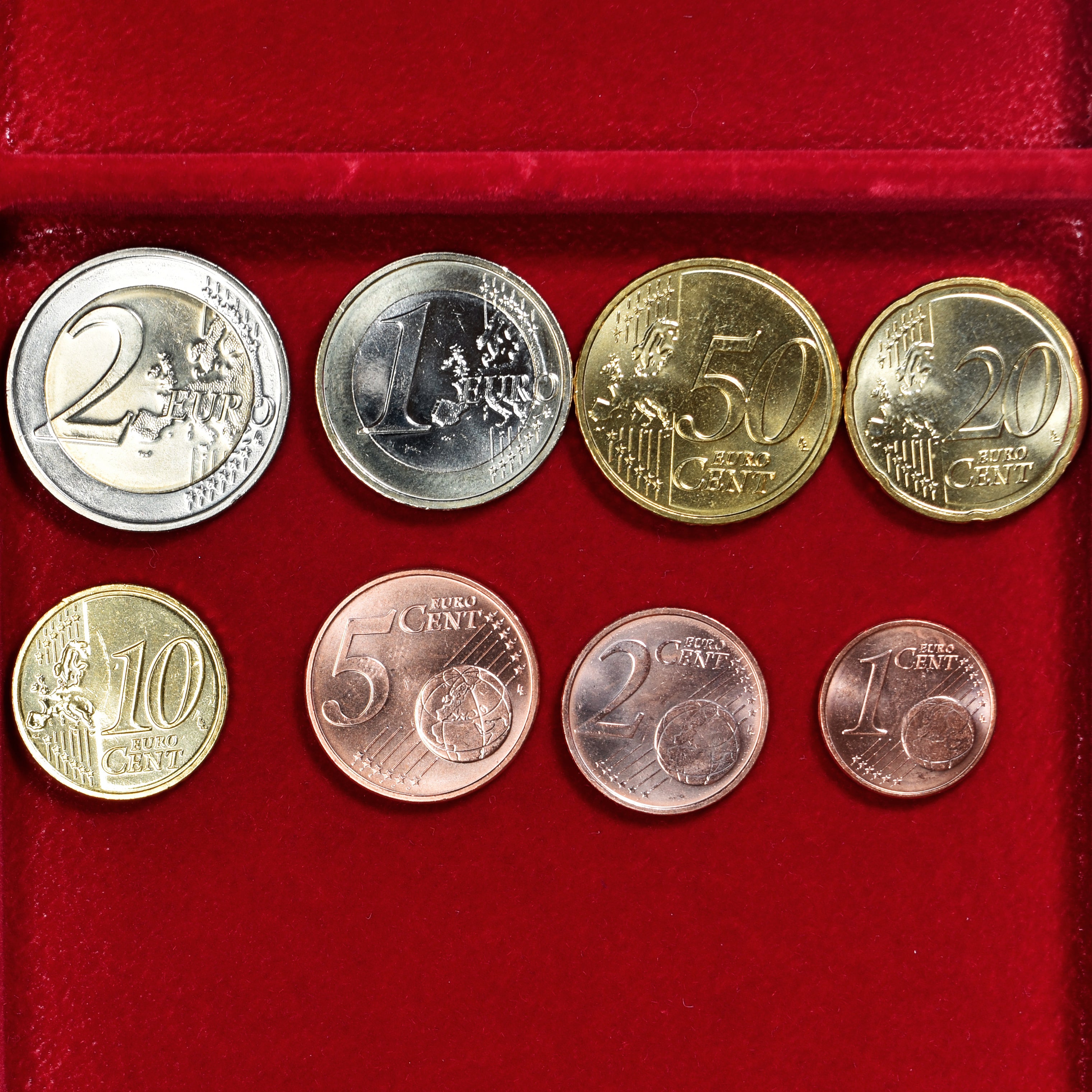 Luxembourg, Euro-Set, 2018, Série de 8 pièces Euro., SPL