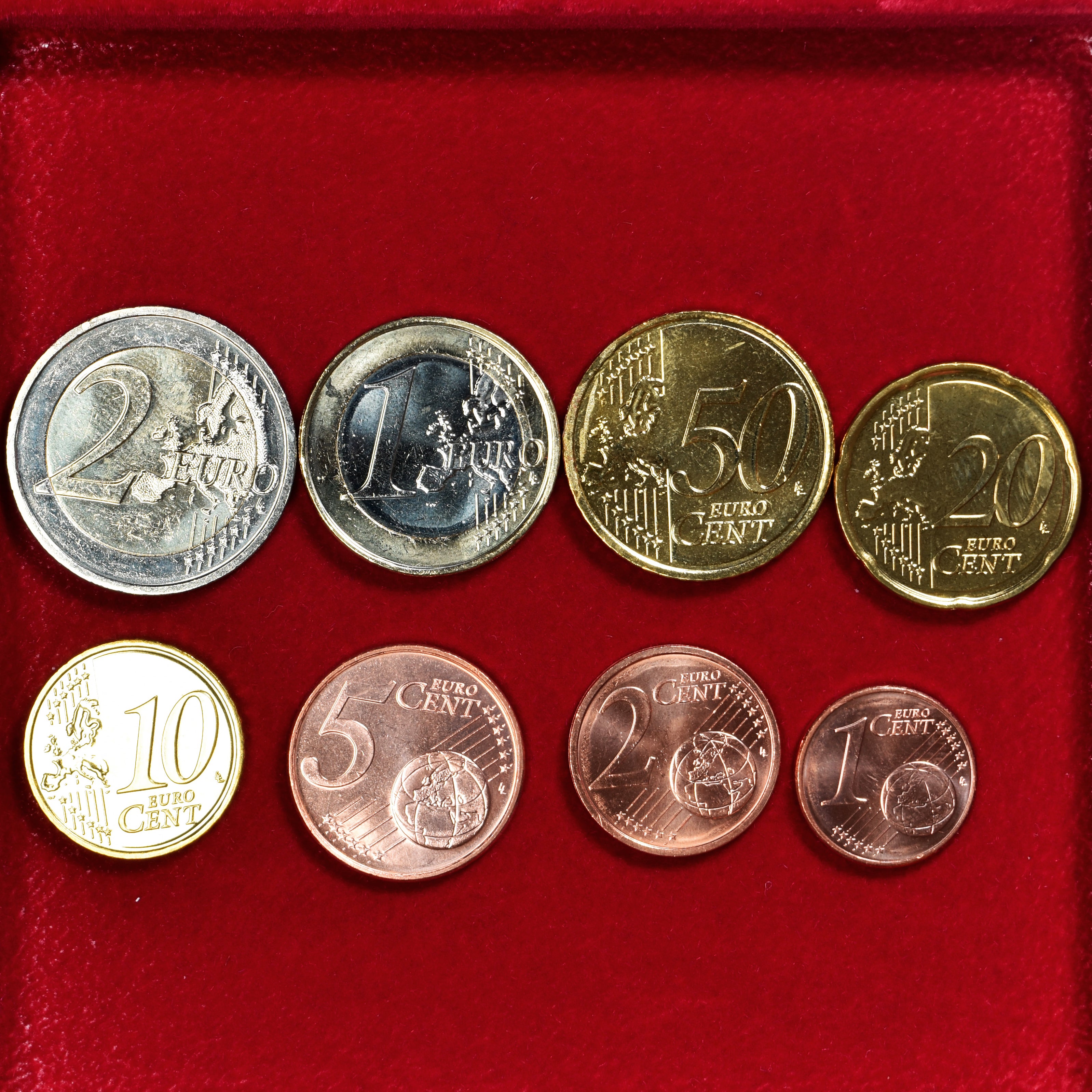 IRELAND REPUBLIC, Euro-Set, 2014, Série de 8 pièces Euro., MS(63)