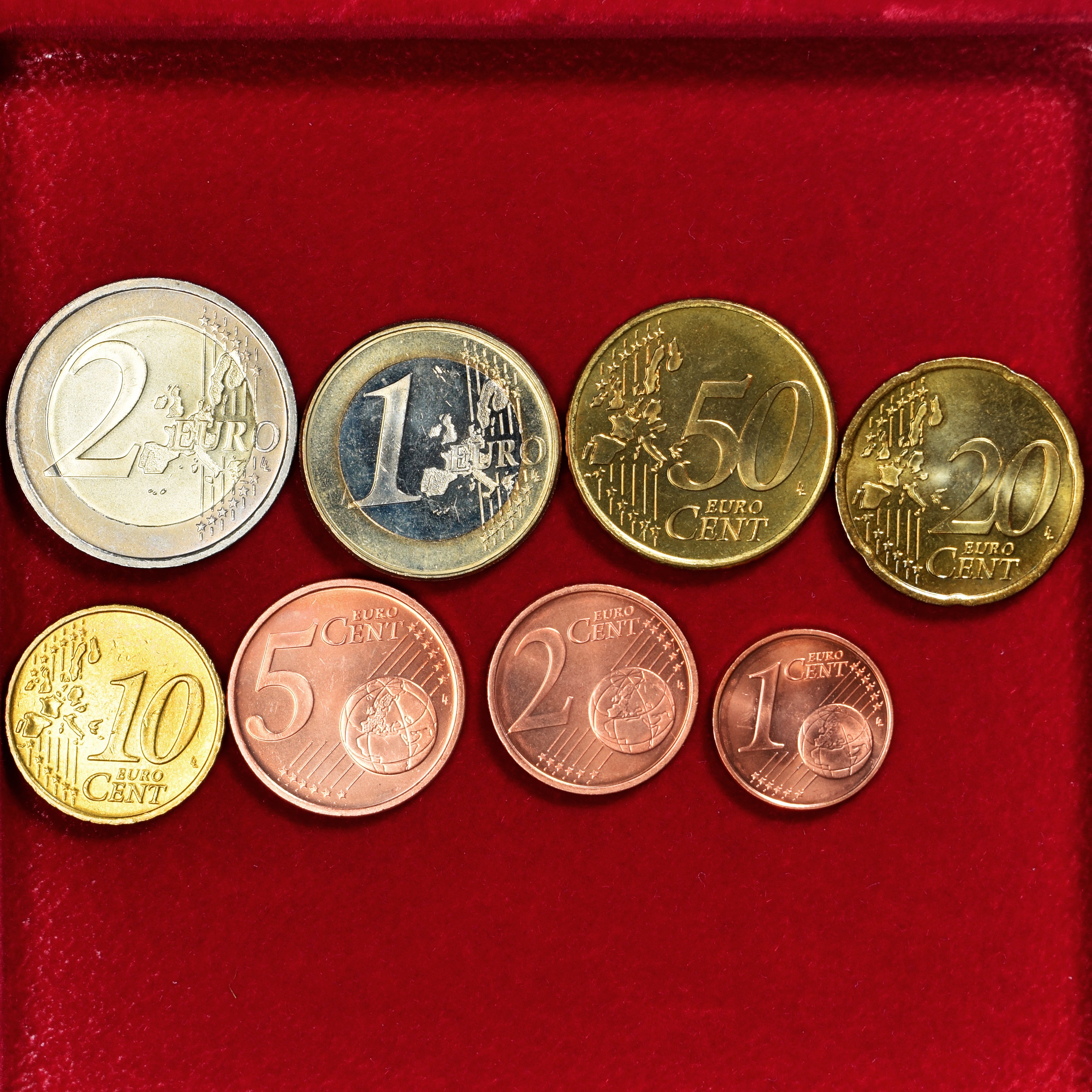 REPUBLIEK IERLAND, Euro-Set, 2004, Série de 8 pièces Euro., UNC-, n.v.t.