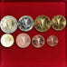 REPUBLIKA IRLANDII, Euro-Set, 2012, Série de 8 pièces Euro., MS(63), ND