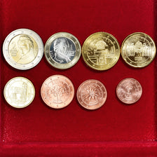 Austria, Euro-Set, 2011, Set 8 monnaies Euro, MS(63)
