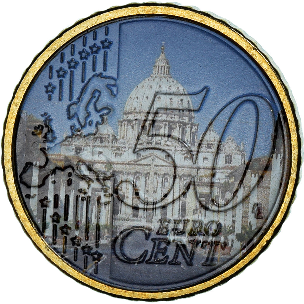Vaticano, Fantasy euro patterns, 50 Euro Cent, 2012, Rome, Fantaisy coinage