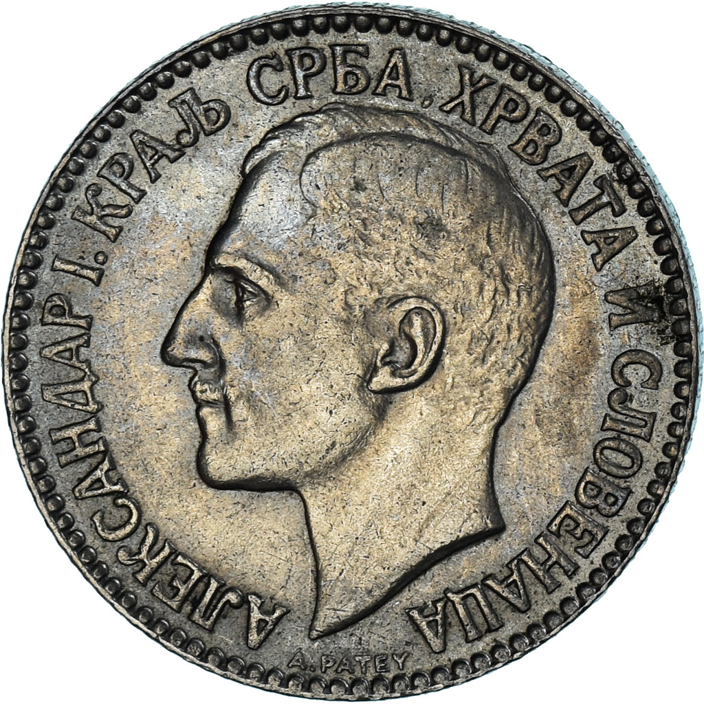 Monnaie, Yougoslavie, Alexander I, 2 Dinara, 1925, SUP, Nickel-Bronze, KM:6