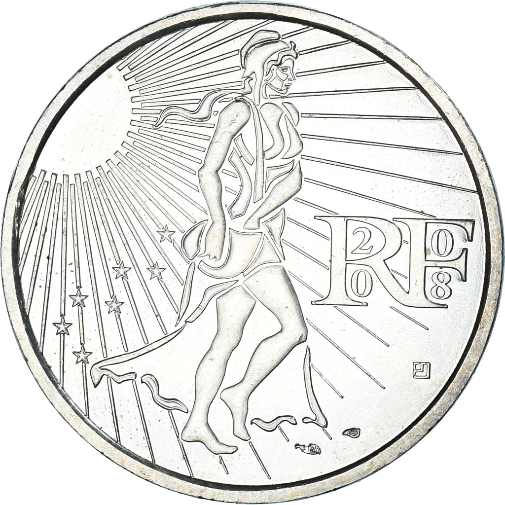 Francia, 15 Euro, 2008, EBC, Plata, Gadoury:EU288, KM:1535
