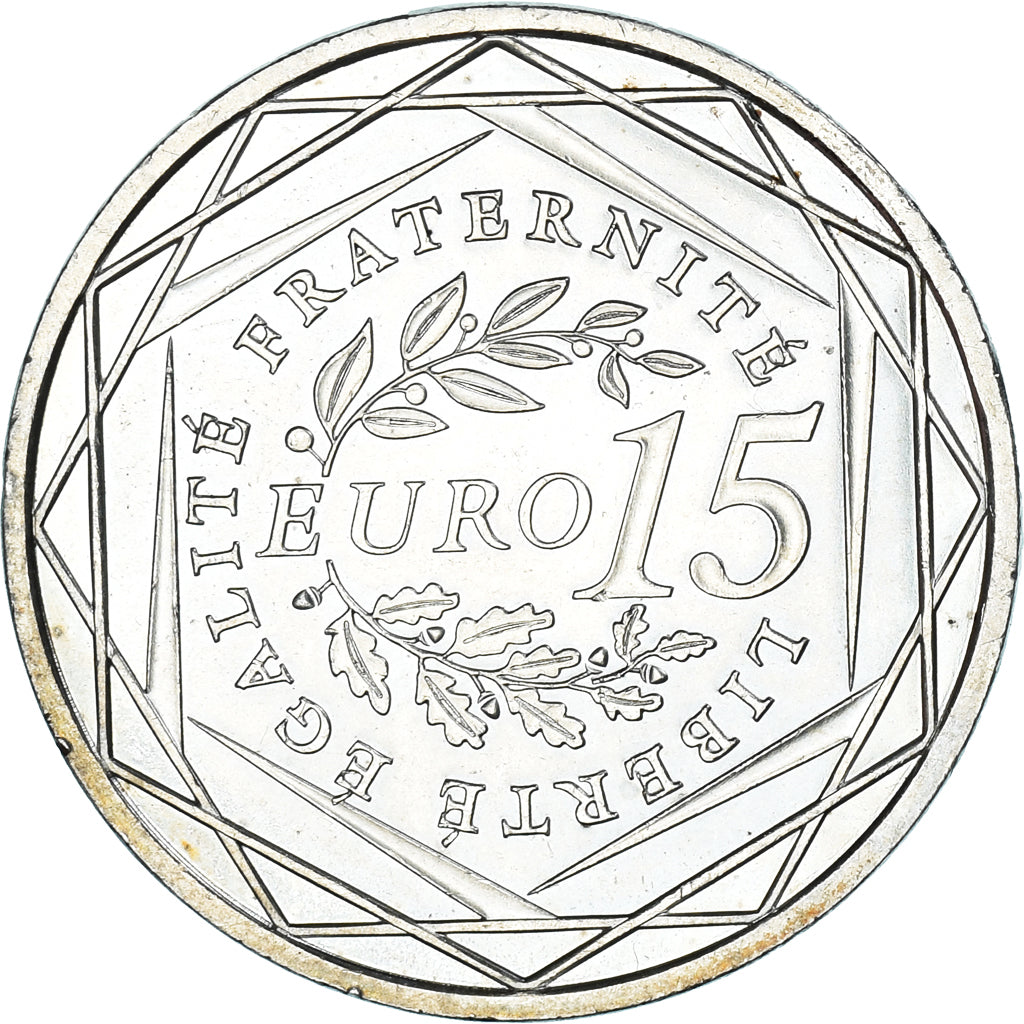 Francia, 15 Euro, 2008, EBC, Plata, Gadoury:EU288, KM:1535