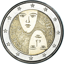 Finland, 2 Euro, Suffrage universel, 2006, Vantaa, MS(63), Bi-Metallic, KM:125
