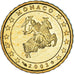 Monaco, 10 Euro Cent, 2002, Paris, MS(63), Brass, KM:170