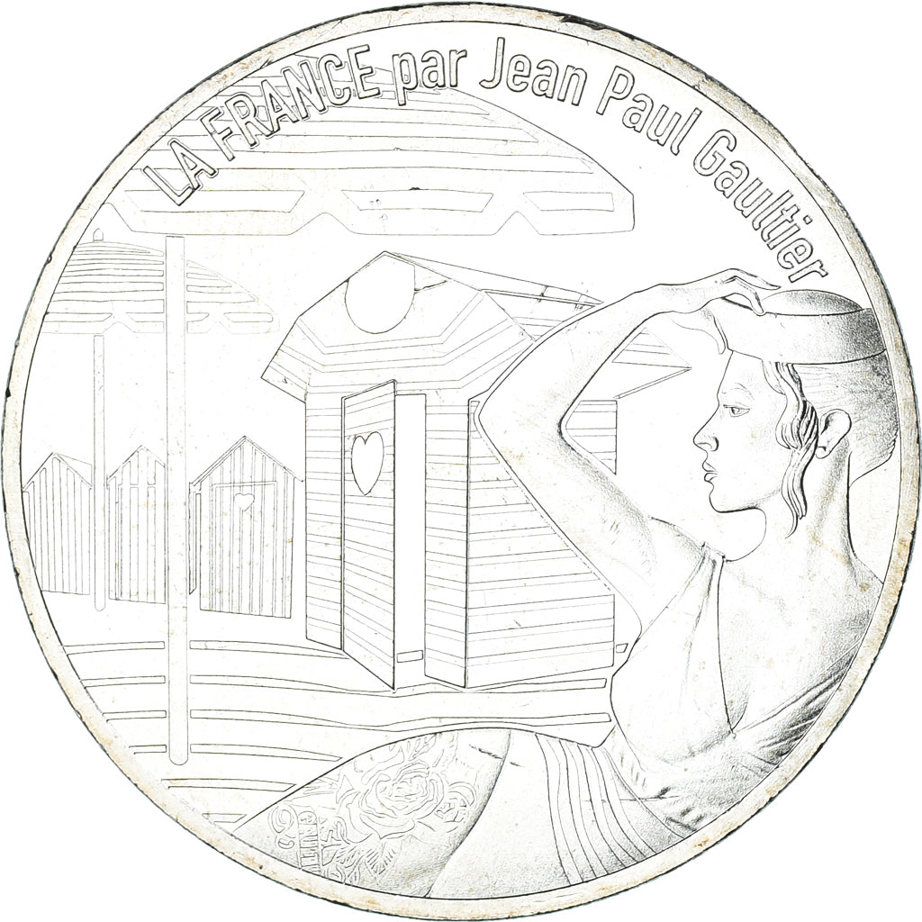 France, 10 Euro, Jean Paul Gaultier, 2017, FDC.8, MS(65-70), Silver