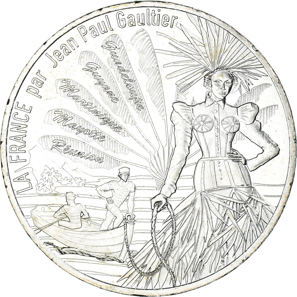 France, 10 Euro, Jean Paul Gaultier, 2017, FDC.24, FDC, Argent