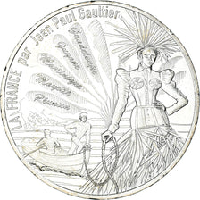 France, 10 Euro, Jean Paul Gaultier, 2017, FDC.24, FDC, Argent