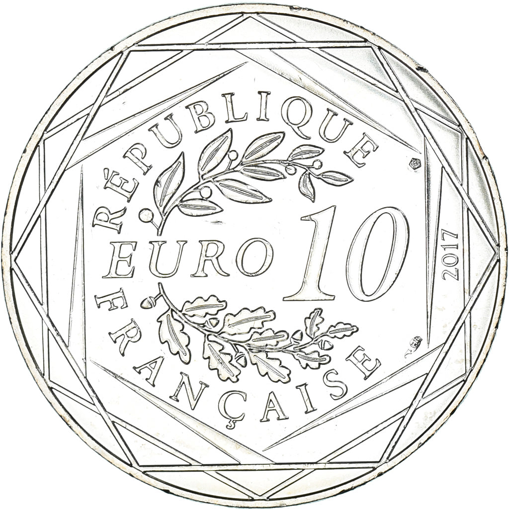 France, 10 Euro, Jean Paul Gaultier, 2017, FDC.24, FDC, Argent