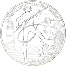 France, 10 Euro, Jean Paul Gaultier, 2017, FDC.9, MS(65-70), Silver