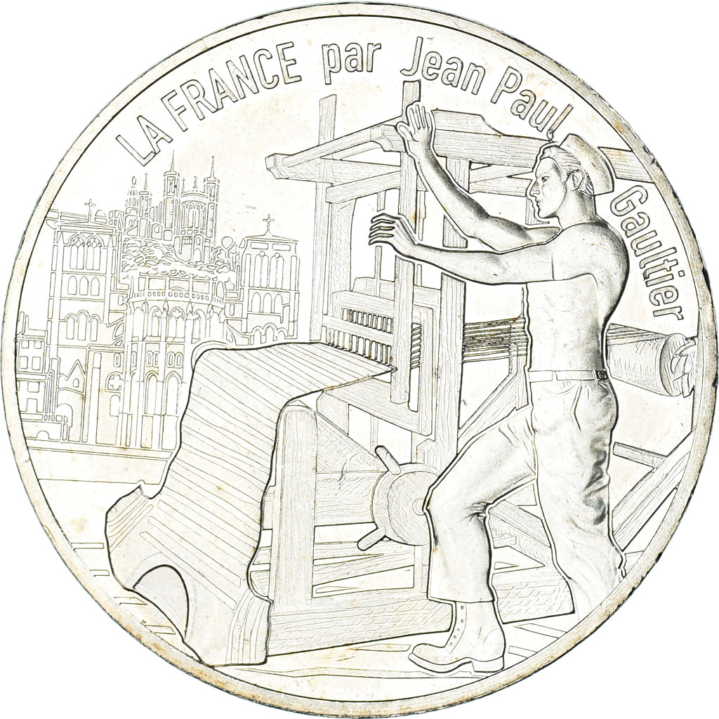France, 10 Euro, Jean Paul Gaultier, 2017, FDC.4, MS(65-70), Silver