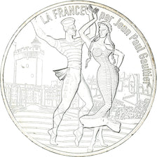 France, 10 Euro, Jean Paul Gaultier, 2017, FDC.10, MS(65-70), Silver